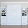 Xtraroom Avalon Queen Portrait Wall Bed with Two Towers | Wayfair